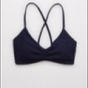 aerie scoop eyelet bikini top